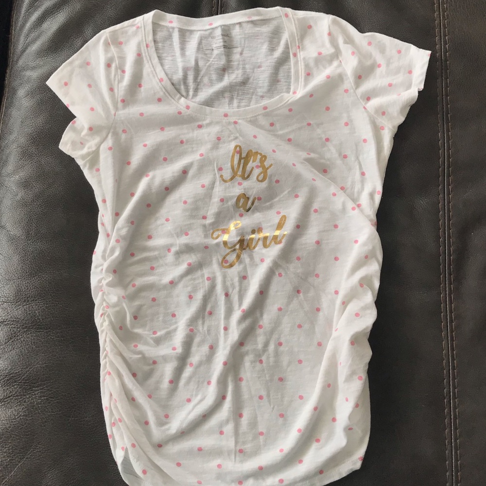 “It’s a girl” Maternity Top
